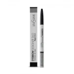 Pisak do brwi czarny Levissime Eyebrow Designer Duo